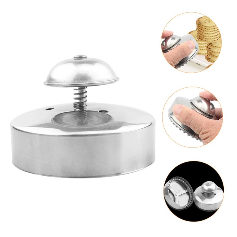 Gatuida Round Sandwich Sealer Mold Sandwich Cutter and Pressing Tool
