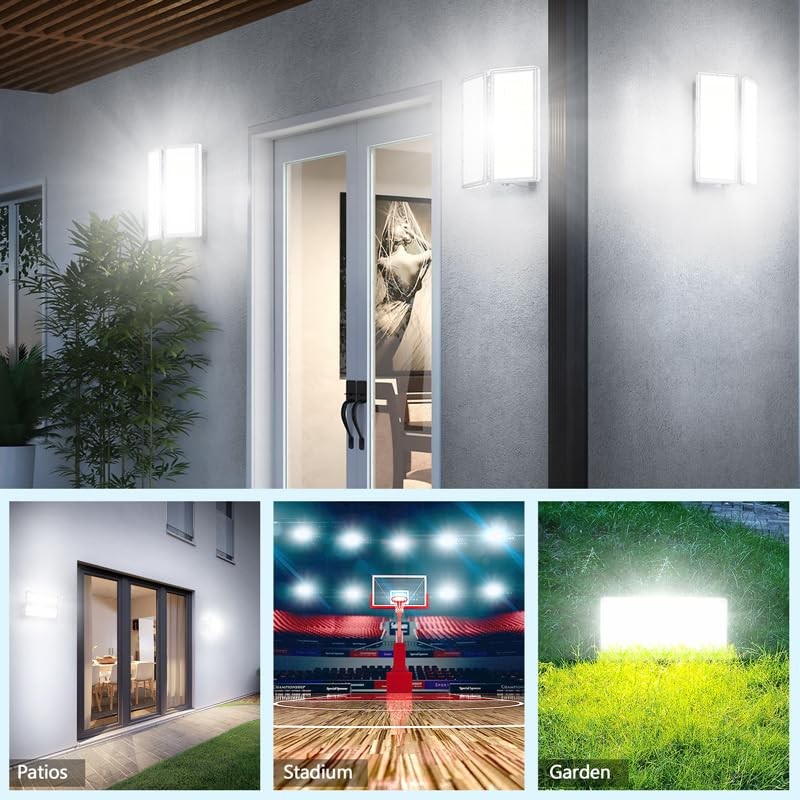 TOPAUBUB 100 W LED Floodlight Outdoor 10000 LM 1 Piece