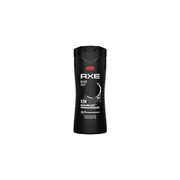 Axe Body Wash, Black 16 oz (Pack of 8)