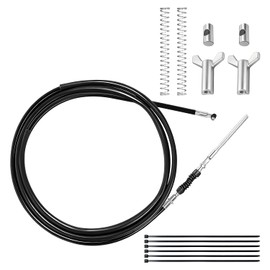 TRX350 Kit de cable de freno trasero con ajuste de freno trasero, cable de freno de mano trasero apto para Fourtrax 300 Rancher 350 400 420 2000-2006 Foreman 400 500 Rubicon 500 ATV Parts