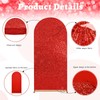 Red Sequin Arch Backdrop Covers 5FT Arch Covers Sparkly Fabric
