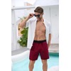 SILKWORLD Mens Swim Trunks Quick Dry Bathing Suit with Zip