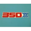 HONDA ATC350X 1986 TANK FENDER DECAL GRAPHIC SET (#*H30)