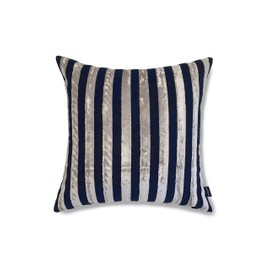 Out Style Modern Imported Fabric Cushion Cover (45x45, Stral Classic Black)