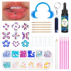 Jaailee Gems Kit, 210-Pieces Fashion Jewelry Gem Kit with Glue and Light, Home Diamond Gem Kit to Kepp Long Lasting Sparkle