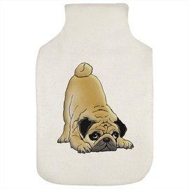 'Playful Pug' Hot Water Bottle Cover (HW00018787)