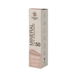 Australian Gold SPF 50 Tinted Mineral Face Sunscreen, Fair to Light, 2.5 fl oz, Broad Spectrum, Non-Greasy BB Cream with Blue Light & Sun Protection, 