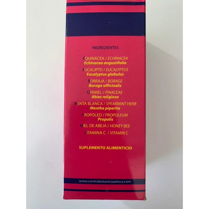 Azteca Jarabe De Equinacea Eucalipto Borraja Echinacea Eucalyptus Vitamin C