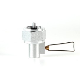 Refill Adapter Gas Refill Convertor Flat Tank Type Butane Fuel Canister Refill Conversion Adapter for Outdoor Camping Hiking (JX-01)