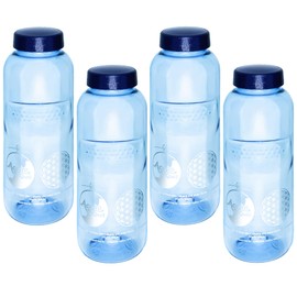 Acala Drinking Bottles, Large Bottle Set Grip, 0.5 Litres, BPA-Free, with Flower of Life