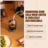 Wandering Bear Decaf Cold Brew Coffee - Bold, Smooth, No