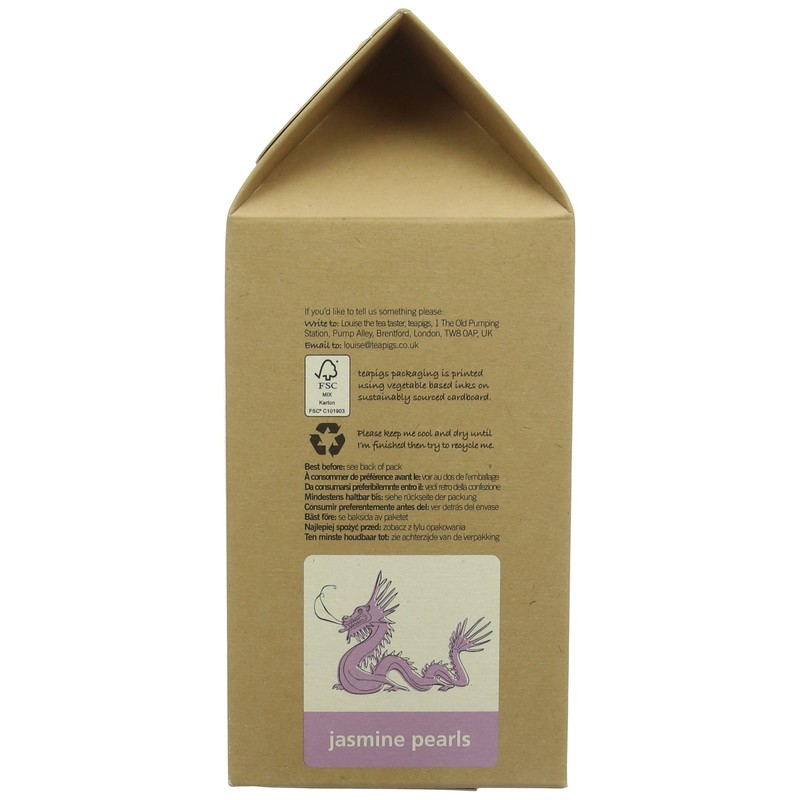 Teapigs Jasmine Pearls Tea Bags Made With Whole Leaves(1 Pack