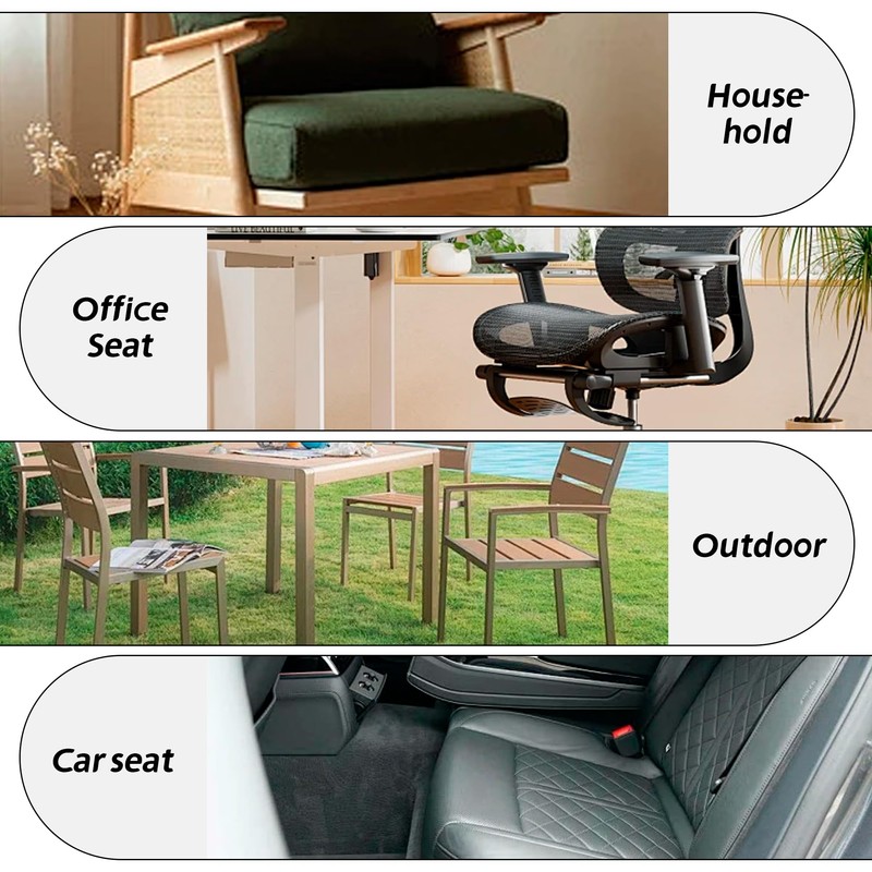 runfider Car Booster Thick Height Adjustable Seat Cushion with Breathable