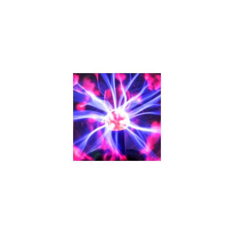 Plasma Ball Red 15 cm – Twitching, Red Flash Show