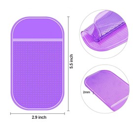 8Pcs Diamond Art Mat Non-Slip Mat, Anti-Slip Tools Sticky Mat for Diamond Art Paintings, Non-Slip Universal Gel Pad for Holding Tray 5D Diamond Art Paintings Embroidery Tools Accessories (8)