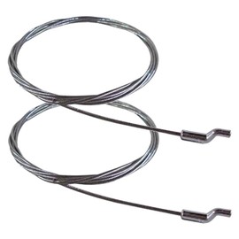 cyclingcolors 2X Lawnmower Inner Throttle Clutch Cable with Z S end Wire Stop Repair Lawn Mower