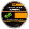Fox Zig & Floater Hooklink 100metres spool 12lb 0.28mm Trans