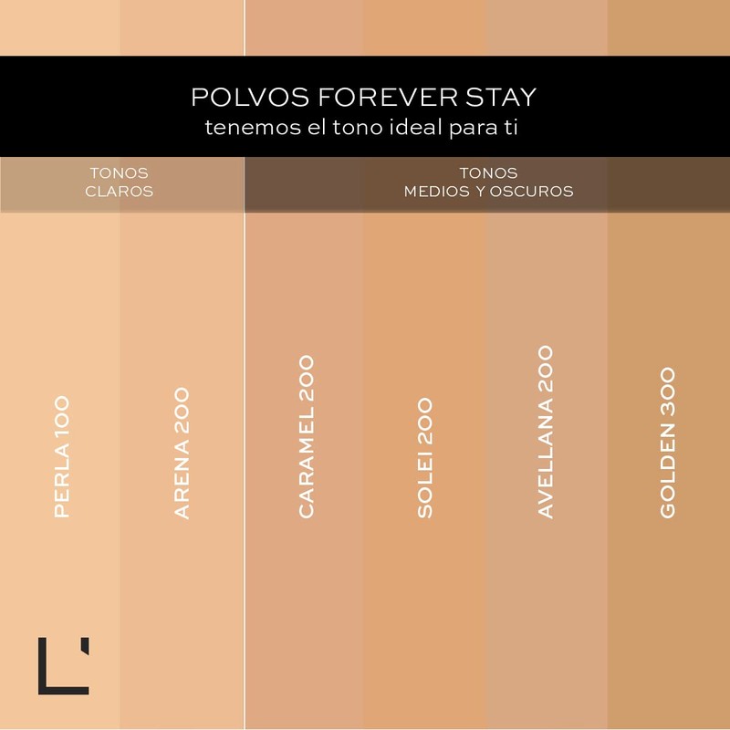 L'BEL - Polvos Compactos de Larga Duración Forever Stay 9g