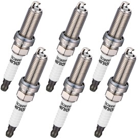 BDFHYK 96372 Platinum Iridium Spark Plugs Compatible with Maserati 2014-2020 Ghibli, 2017-2020 Levante, 2014-2018 Quattroporte 3.0L V6 Replacement for SILKAR8C6DS Set of 6