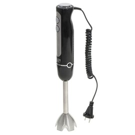 Adler AD 4625b Electric Purée Stick, 1500 W, Hand Blender with 5-Level Speed Control, Hand Mixer with Stainless Steel Blade, Hand Blender with Turbo Function, Black