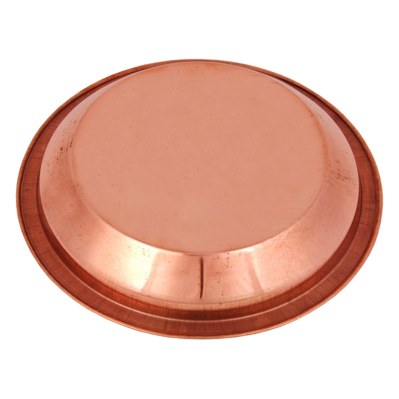 Shiv Shakti Arts® 100% Pure Copper Pooja Thali Plate Taman