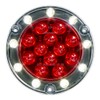 Maxxima M85417R Red LED Ultra Thin Round Hybrid Lightning Stop