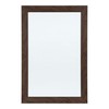 DesignOvation Beatrice Framed Magnetic Dry Erase Board, 18x27, Walnut Brown