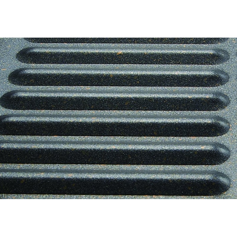 1007123 Grilled Fish Tray, Wide Marble Coat, Marble