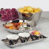 Certified International Cracker Tray, 13-Length, Silver Coast