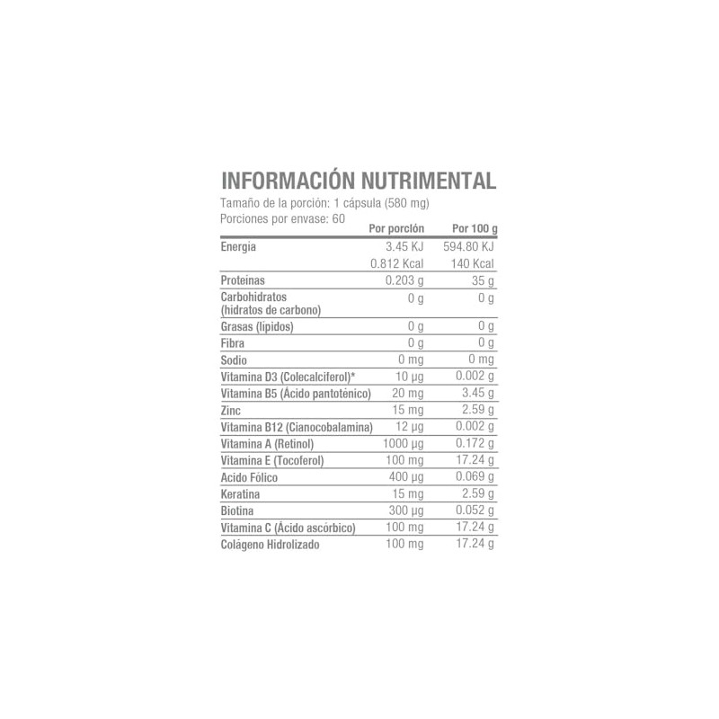 Life180, Cápsulas a Base de Vitamina E, Colágeno, Biotina y