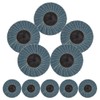sourcingmap 10pcs 2 Inch High Density Flap Disc Sanding Grinding