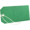 od 50 GREEN COLOURED LABEL TAGS LUGGAGE CARD 240GSM 120