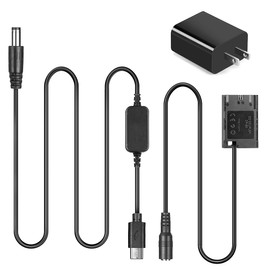 Raeisusp USB Type-C Cable LP-E6N LP-E6 Dummy Battery DR-E6 Full Decode DC Coupler PD Adapter for Canon EOS 60D 70D 80D 5DS R 5D Mark IV III 5D4 5D3 5D2 II