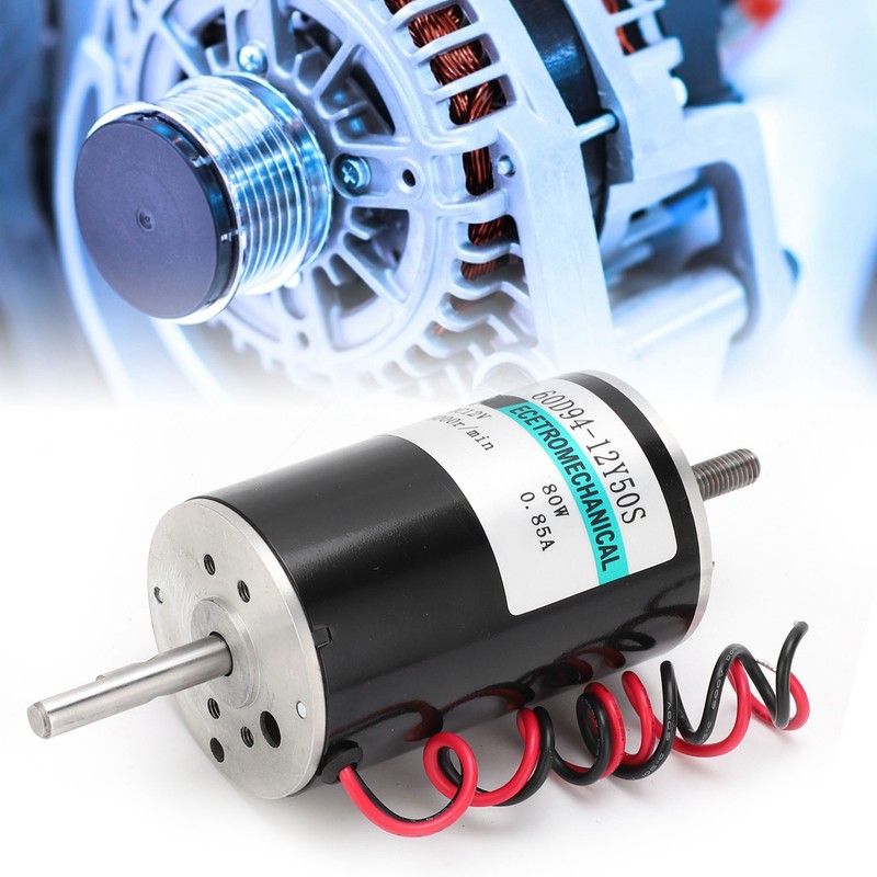 DC Motor HighSpeed 80W Micro CW CCW Double Output Shaft