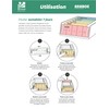 Anabox Porta-pillole settimanale, 7 giorni, lingua francese