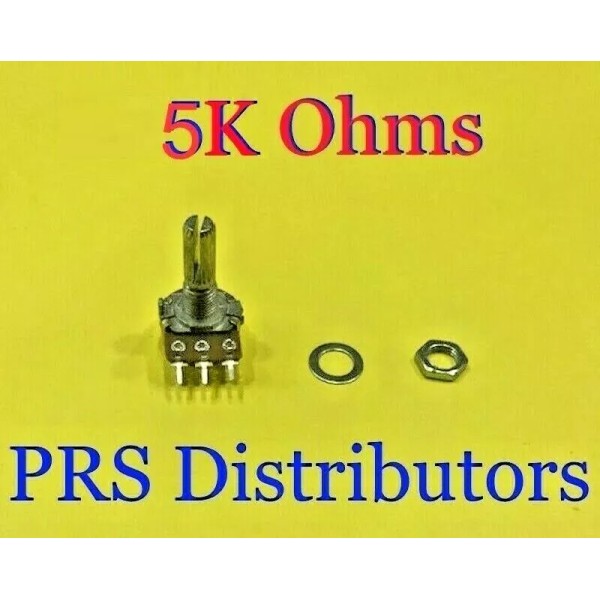 Panel Mount 5K OHMS Linear Panel Mount Volume Control B5K