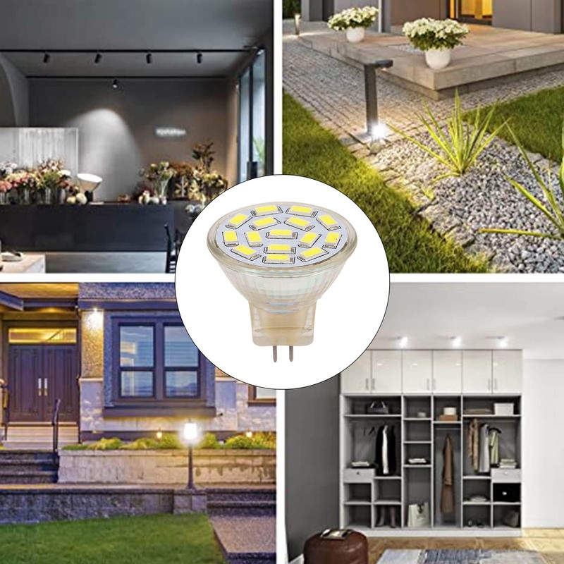 6Pcs GU4 LED Bulb 270LM 15LED Energy Saving Light Bulb