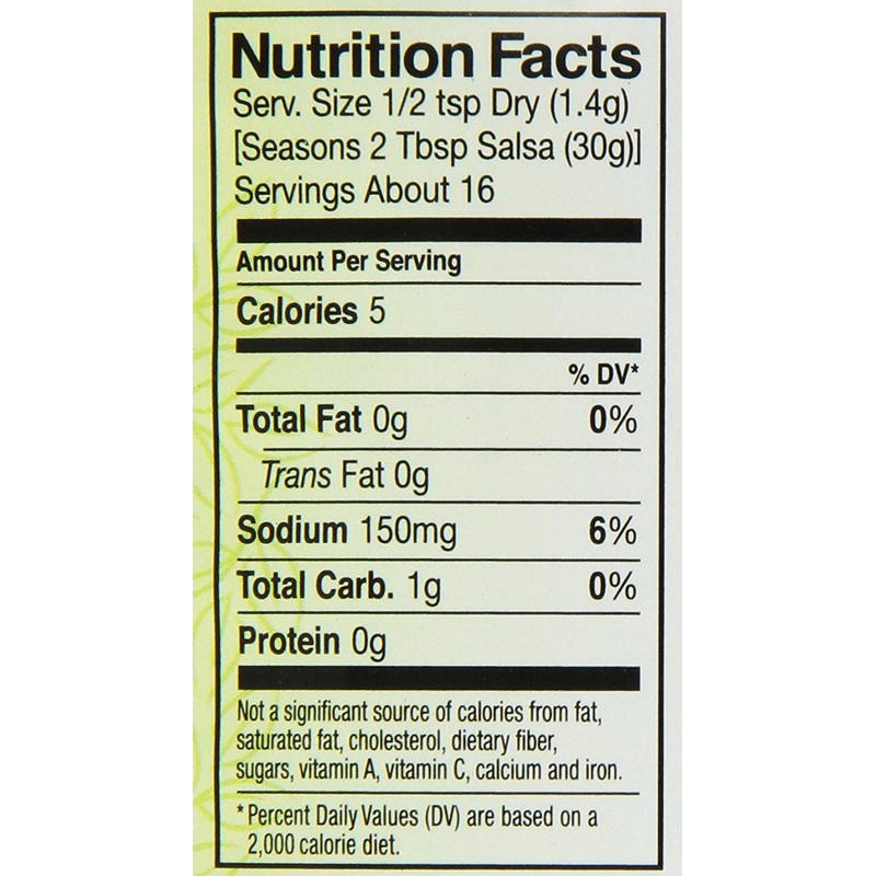 Mrs. Wages Medium Classic Salsa Seasoning Mix | Easy-To-Use |
