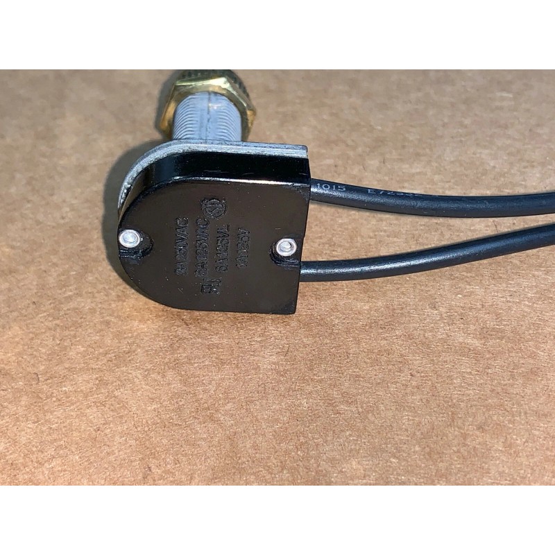 CANAL Brass Push button switch 6A 125V, 1 1/8" thread,