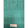 Polyester Ruched Chiffon with Chevron Pattern & Sequins Fabric by