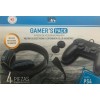 Set Gamer Play 4 Control, Audífonos, Cable 3mts Y Gomas