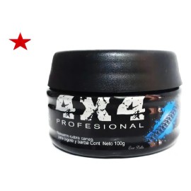 Balsamo Para Barba Y Bigote 4x4 Profesional 100g Fragancia Cítrico
