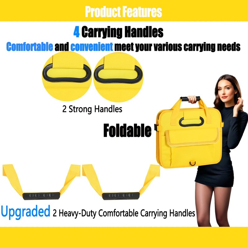 Zhiyanz Car Suv Trunk Organizer,Sturdy Storage Organizer for Car Accessories,Tools,Sundries.Upgraded