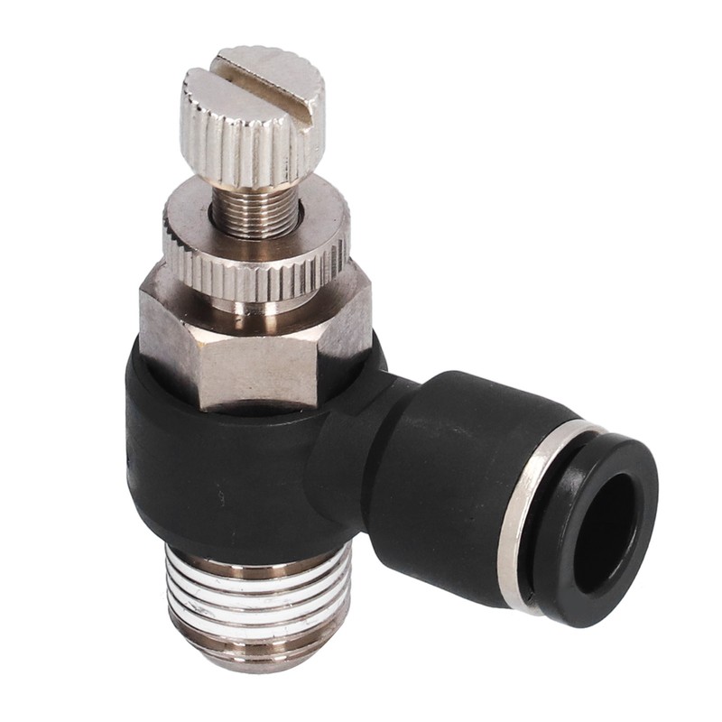 L Type Right Angle Throttle Valve Quick Fitting Convenient Elbow