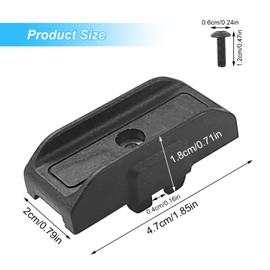 4 Pieces Magnetic Tool Holder, 47 × 12 × 15mm Screwdriver Bits Tool Storage, N095778 Bit Storage, for Home, Construction, Mechanical Work Compatible, for Dewalt DCD720, DCD730, DCD732, DCD735