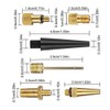 Bicycle Pump Adapter, 24 pcs Bike Multi-Function Replacement Valve Tool