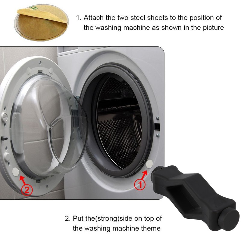 Front Load Washer Door Prop Mouth Shape Strong Magnet Washer