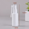 GSHLLO 5 Pcs 30 ml Plastic Throat Spray Bottles Vials
