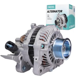 Upgraded High Output Alternator For/Honda Civic 2006 2007 2008 2009 2010 2011 L4 1.8L, 80A 12V CW 7-Groove Pulley 31100RNAA01 11176 31100-RNA-A01