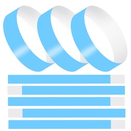 Disposable Wristbands for Events 100 Sheets Fluorescent Synthetic Paper Waterproof Tear Resistant Music Live Club Sports Event Festival Party Amusement Park 14 Colors Available BEIHOO (100 Count,